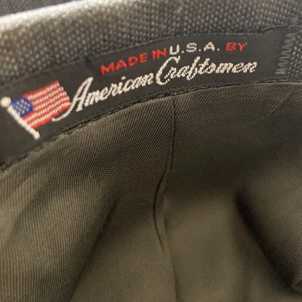 VTG STAFFORD MADE IN USA AMERICAN CRABTS TUXEDO MEN TOPSIDE  SIZE 38